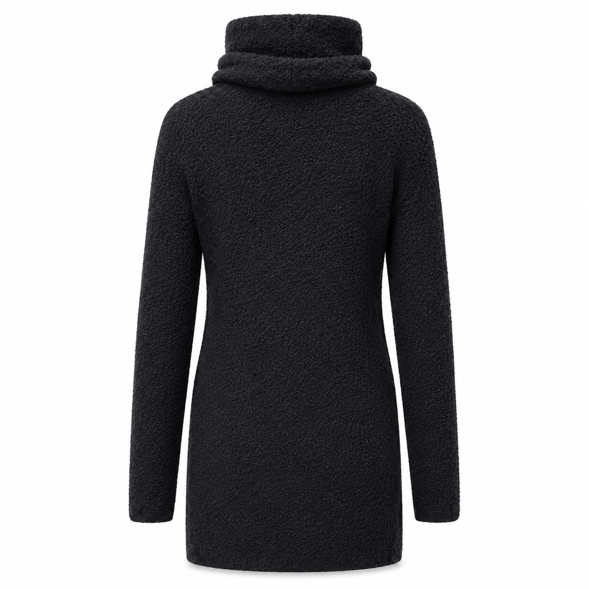 Dolce & Gabbana Women Dress Bouclè High Neck Black