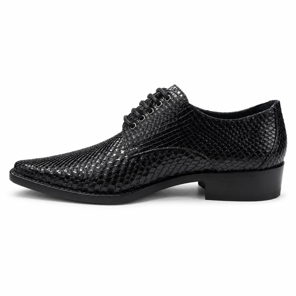 Dolce & Gabbana Men Derby Pitone Derby Black