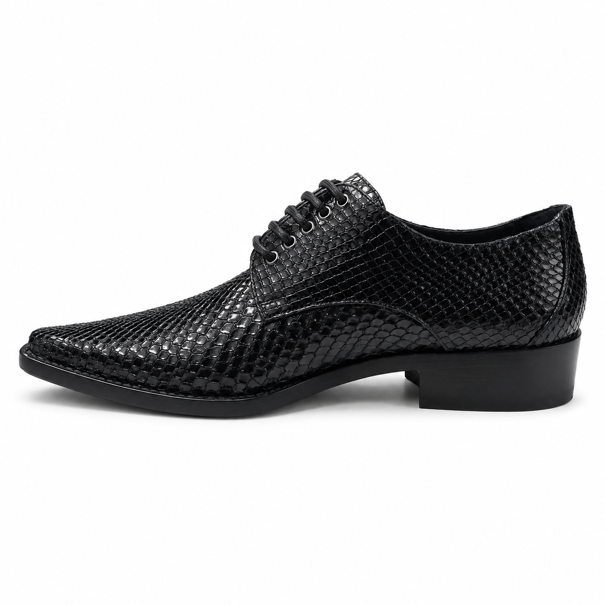 Dolce & Gabbana Men Derby Pitone Derby Black