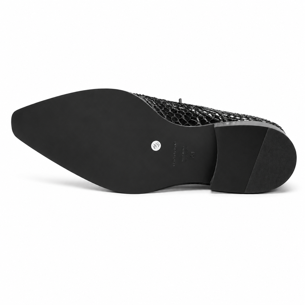 Dolce & Gabbana Men Derby Pitone Derby Black
