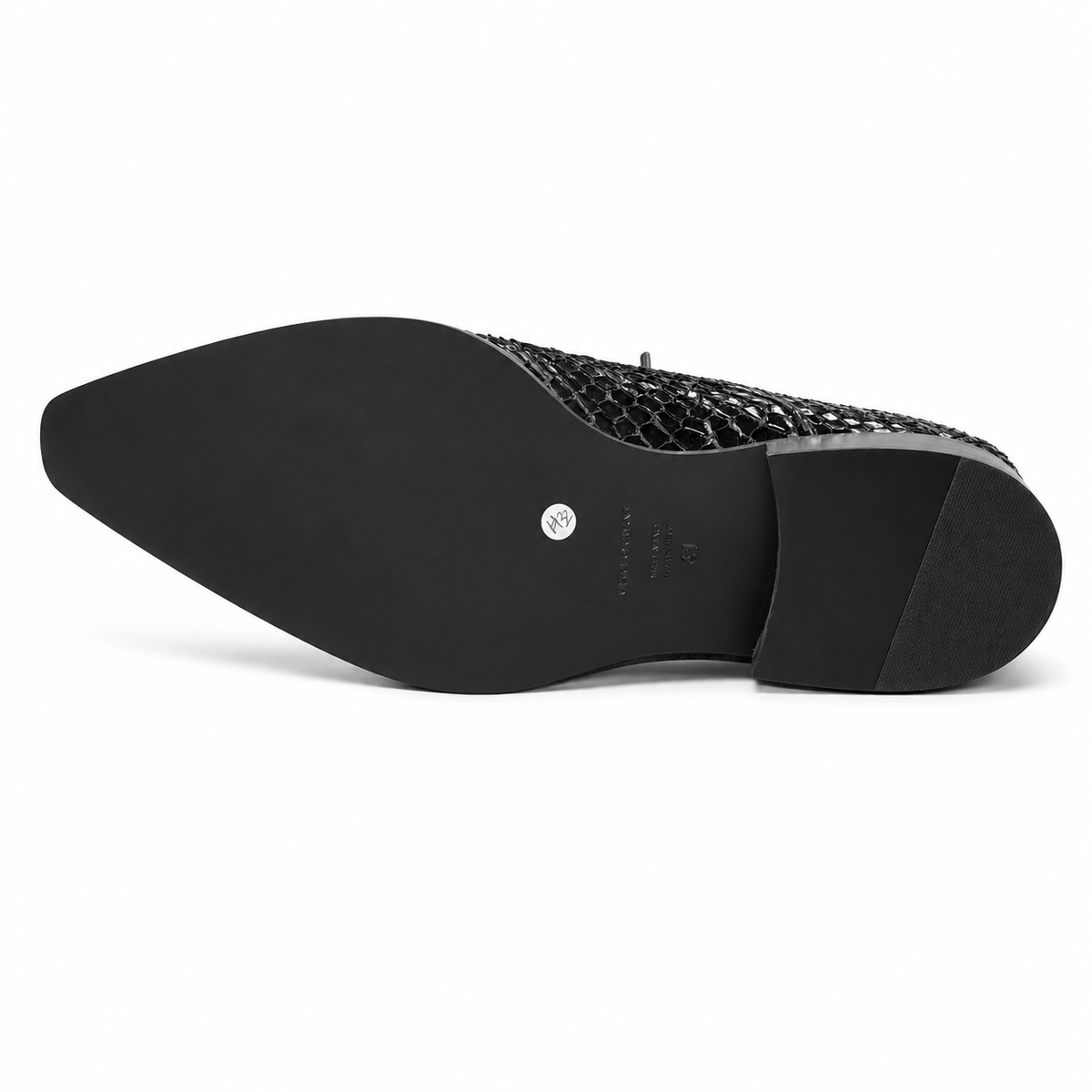 Dolce & Gabbana Men Derby Pitone Derby Black