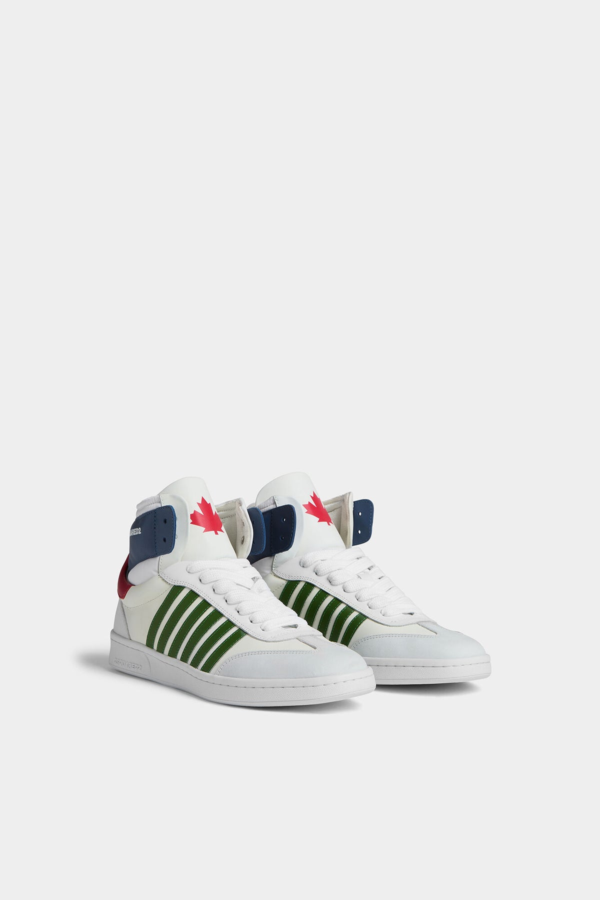 Dsquared2 2°choice Men High Boxer Sneakers White