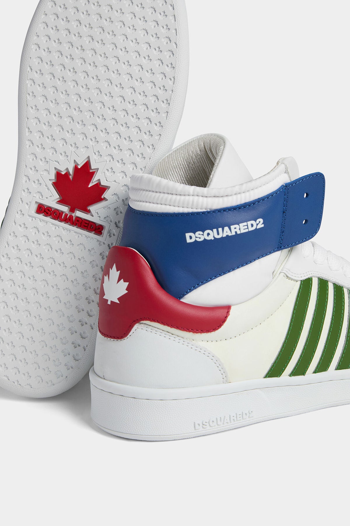 Dsquared2 2°choice Men High Boxer Sneakers White