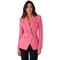 Balmain Women Blazer Double-Breasted Pink