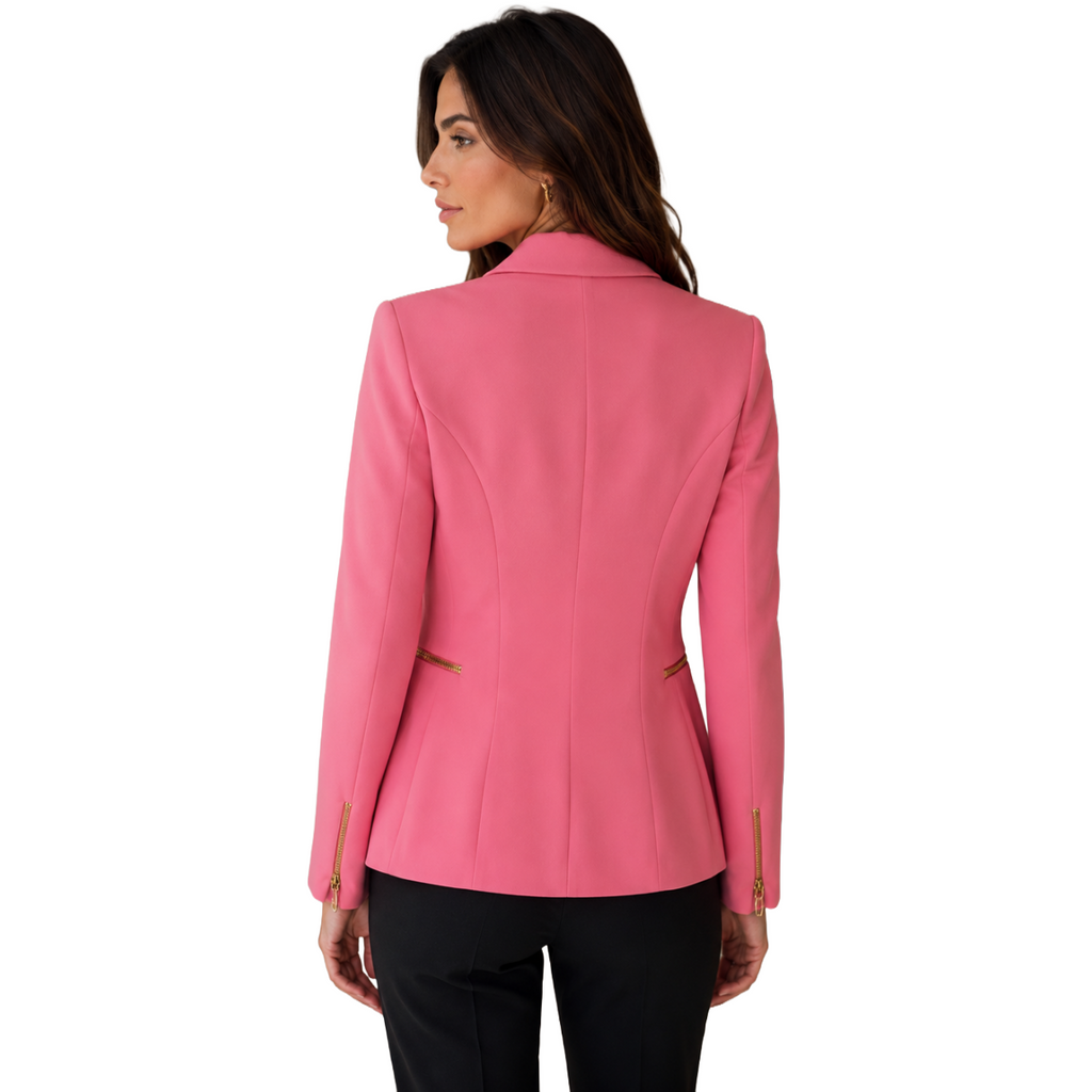 Balmain Women Blazer Double-Breasted Pink