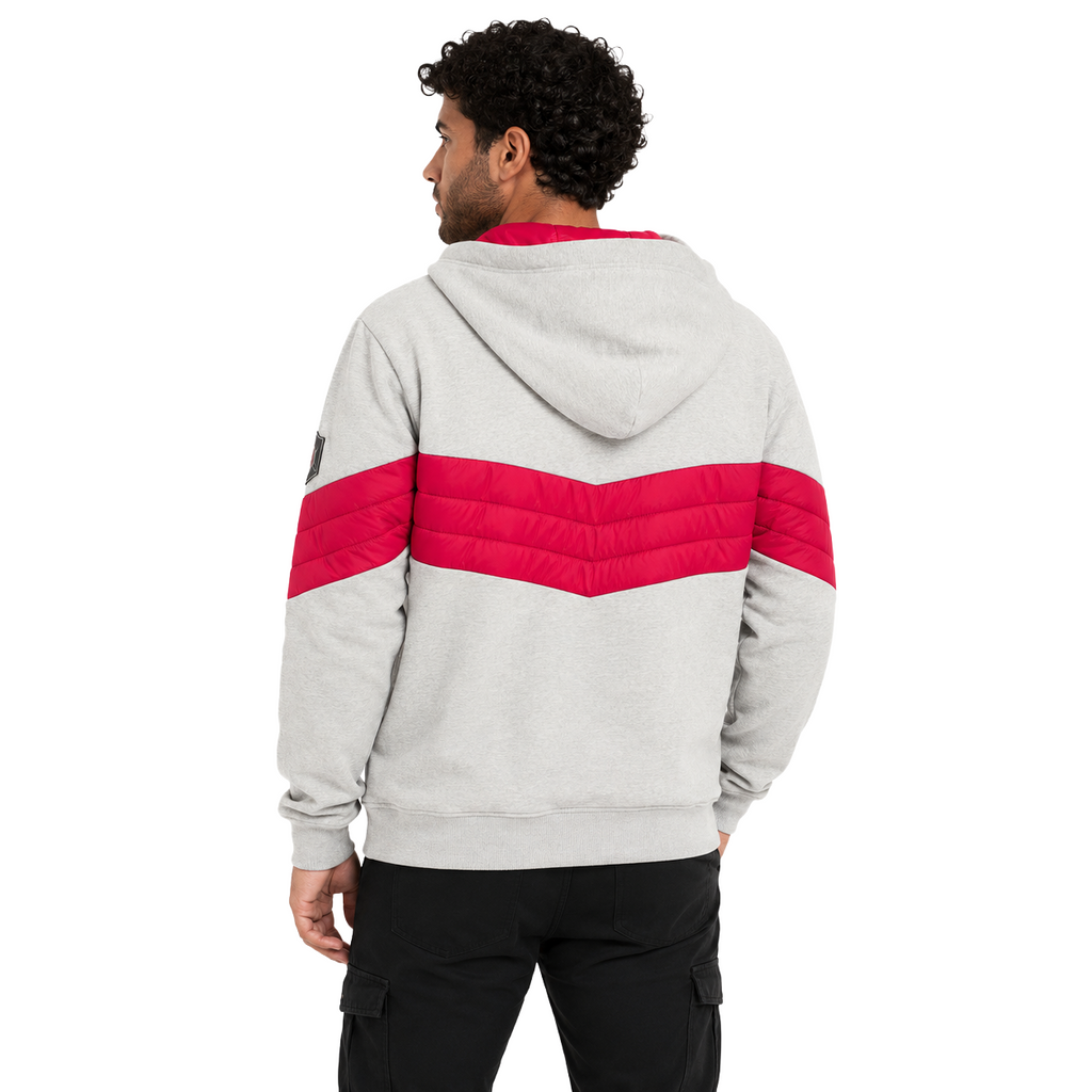Moose knuckles Men Sweatshirt Trapuntata Grey