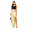 Pinko Women Skirt Carasina Yellow
