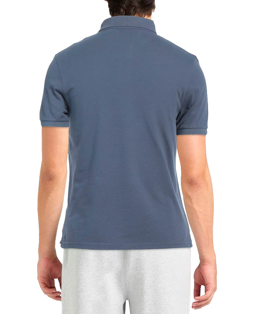 Alpha Studio Men Polo Denim Blue