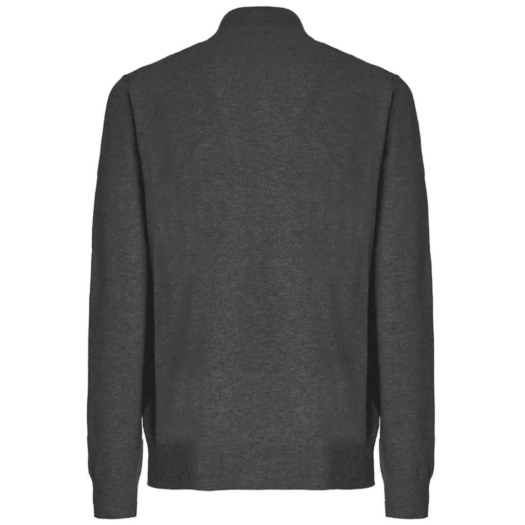 Malo Men Cardigan Zip Antracite Grey