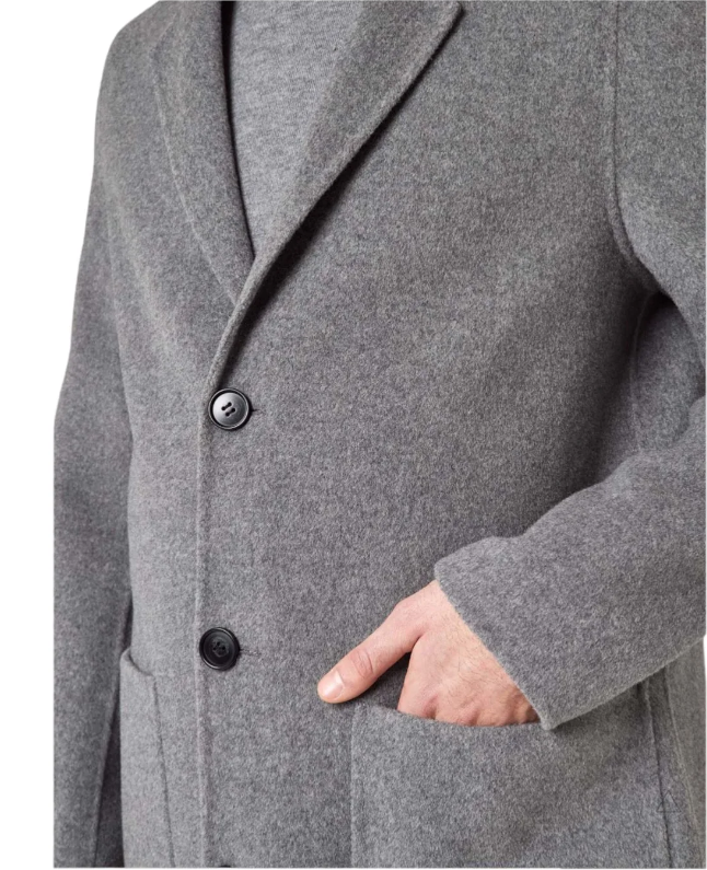 Alpha Studio Men Coat Grey