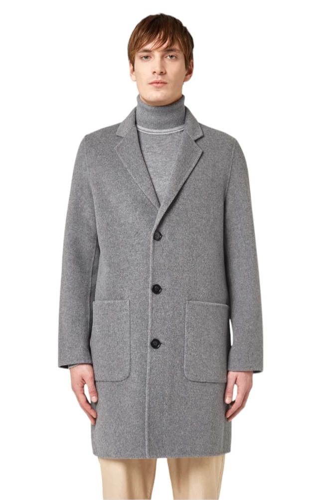 Alpha Studio Men Coat Grey