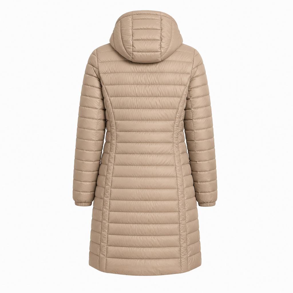 Parajumpers Women Down Jacket Long Irene Beige