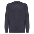 Alpha Studio Men Knit Crew Neck Merinos Blue