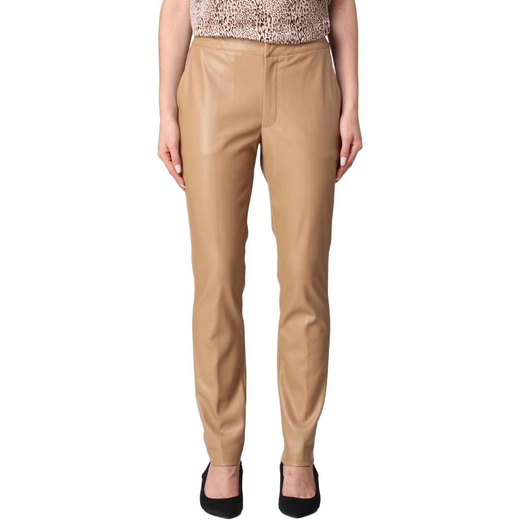 Twinset Women Trousers Ecopelle Beige