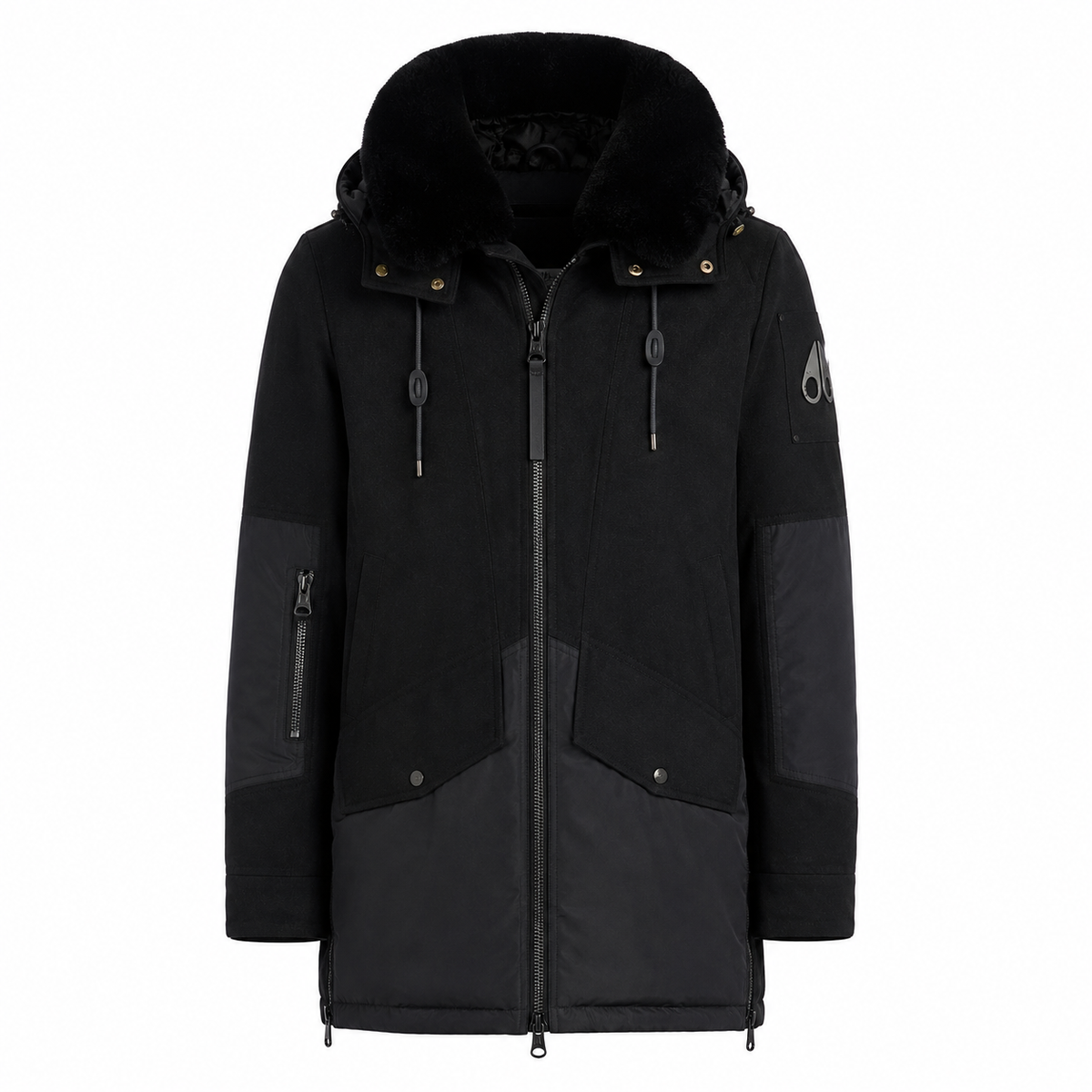 Moose knuckles Men Jacket Long Black