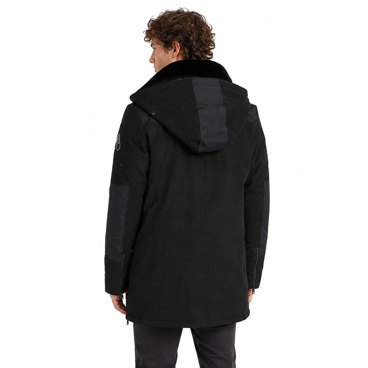 Moose knuckles Men Jacket Long Black