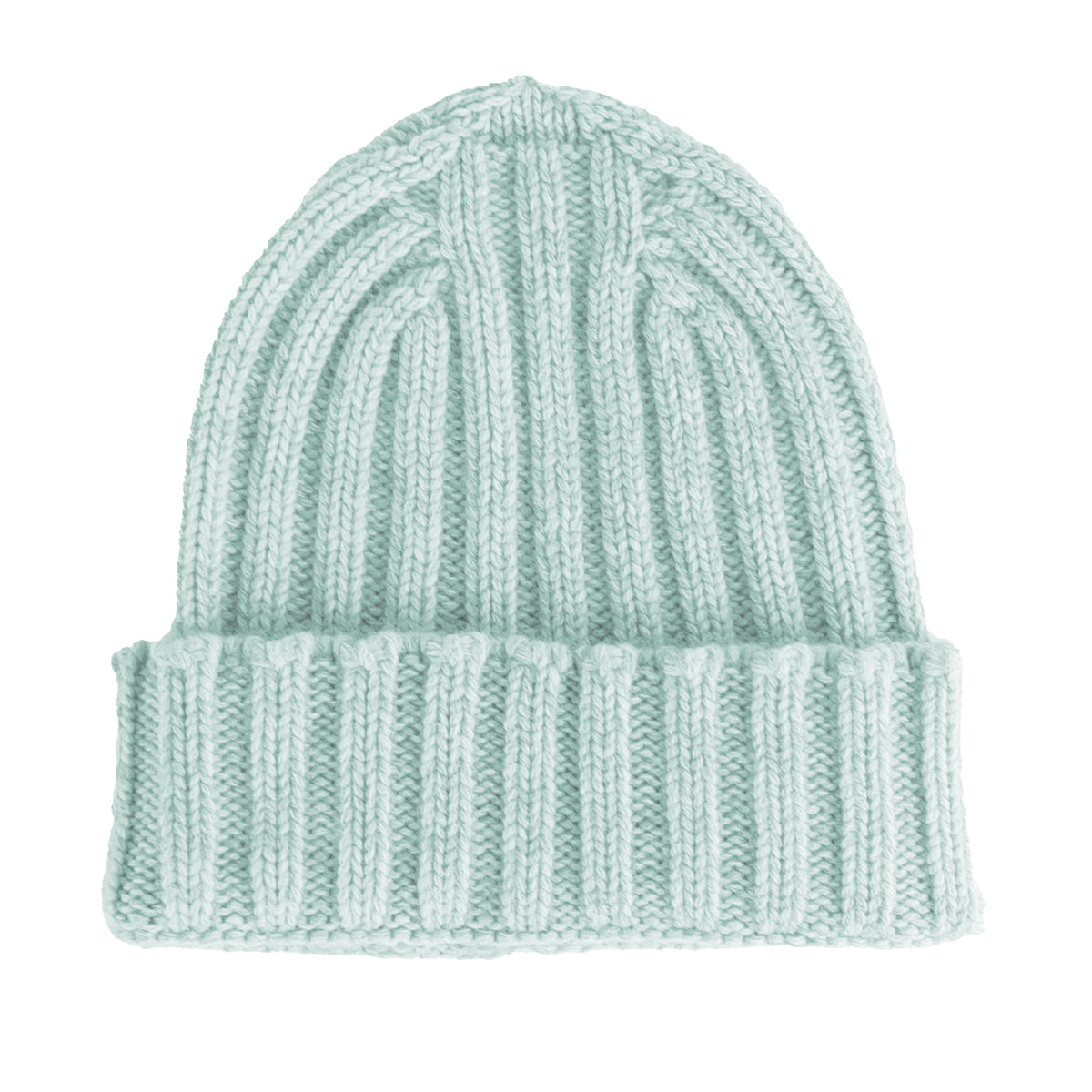 100% Cashmere Unisex Beanie Cashmere Light Blue