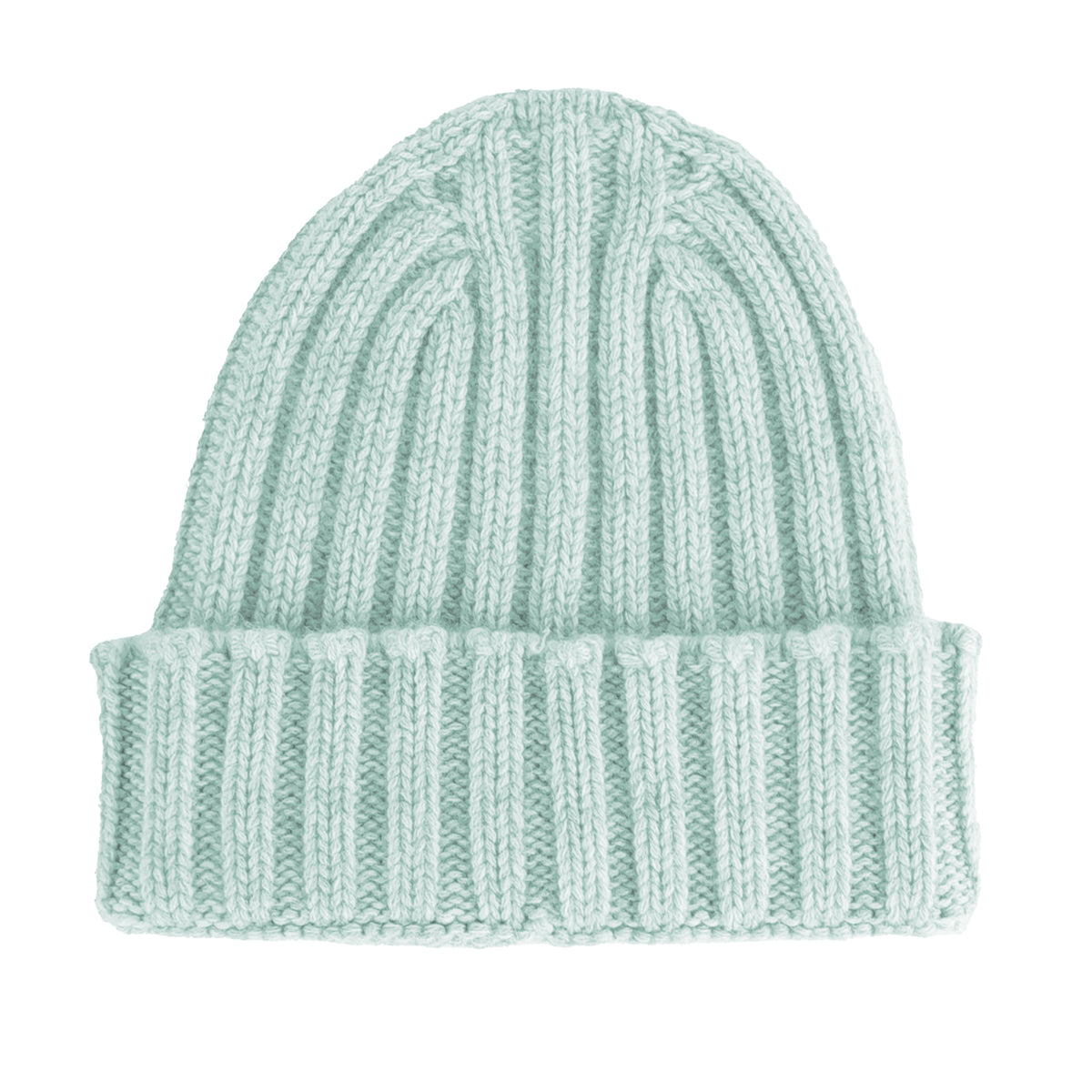 100% Cashmere Unisex Beanie Cashmere Light Blue