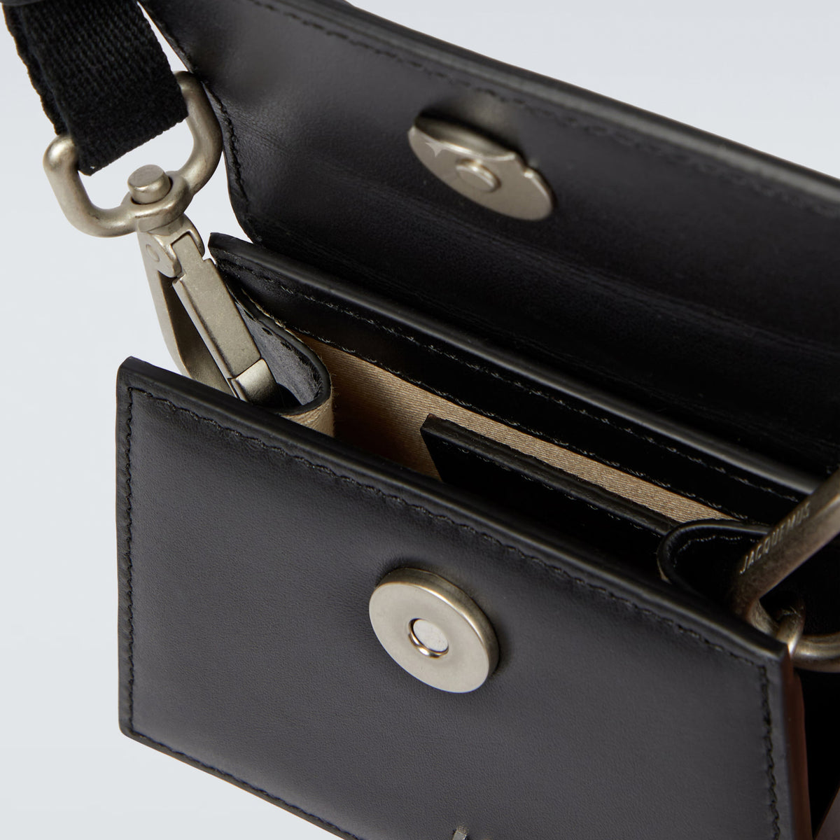 Jacquemus Men Chiquito Crossbody Bags Black