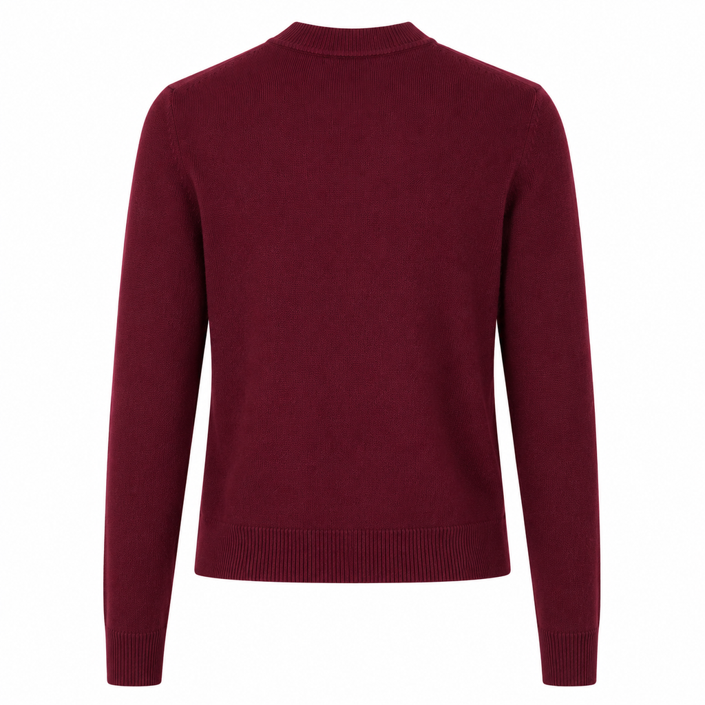 Alpha Studio Women Rebecca Cropped Long Retrò Sweaters Red