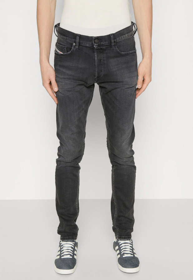 Diesel Men tepphar-x Denim Jeans Black