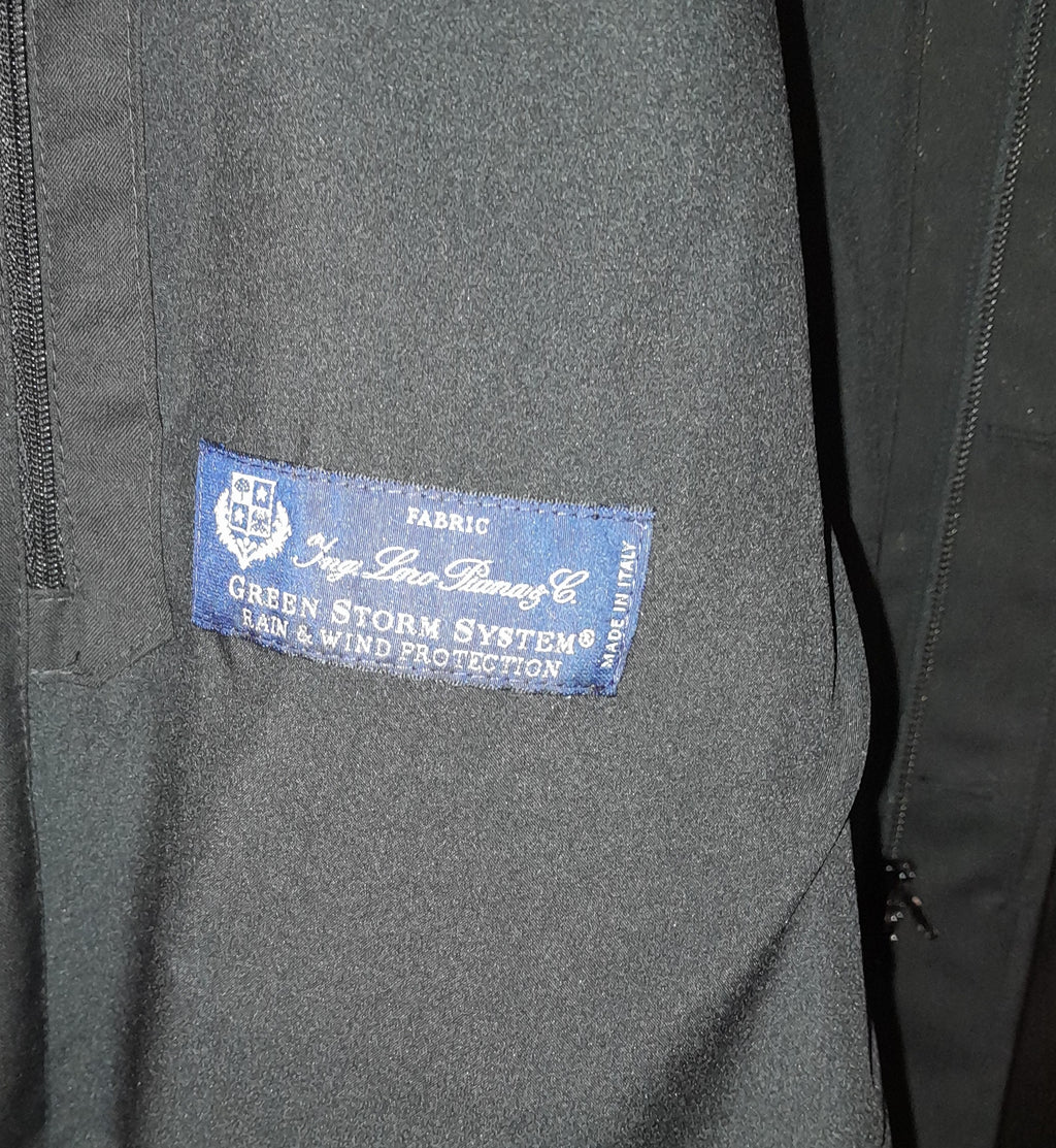 Loro Piana Fabric Men Jacket Rainproof Black