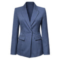 Patrizia Pepe Women Blazer Single-Breasted Blue