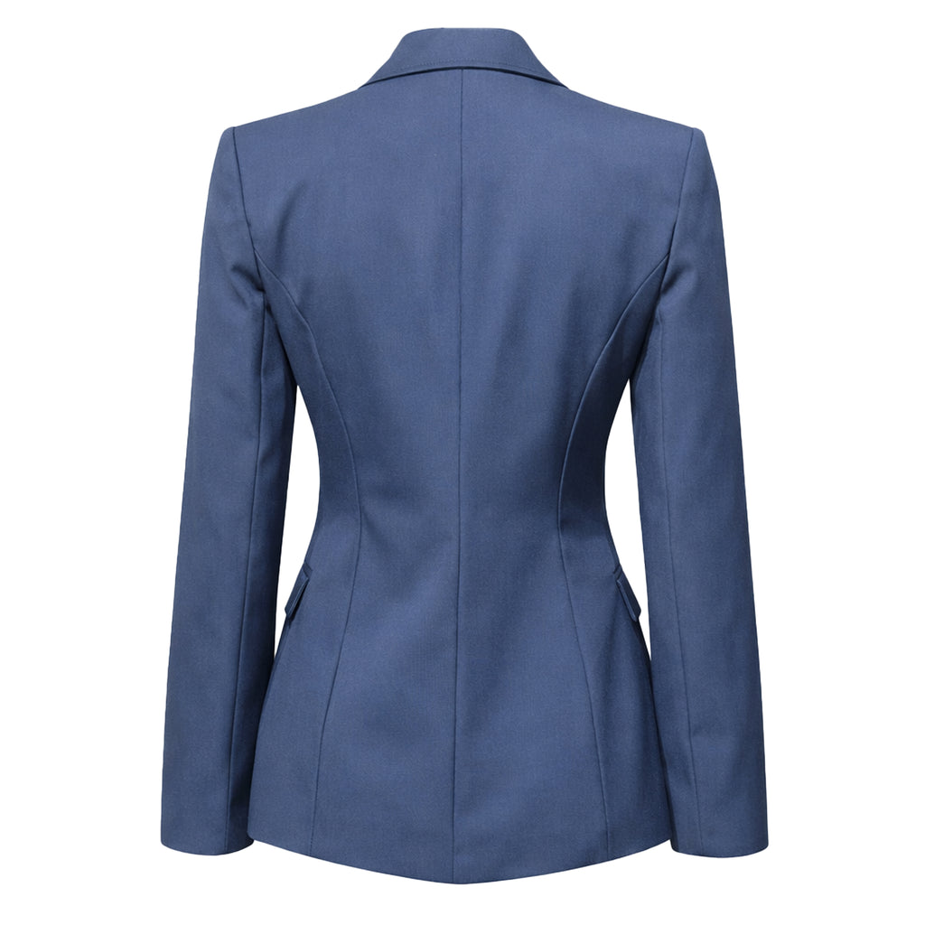 Patrizia Pepe Women Blazer Single-Breasted Blue