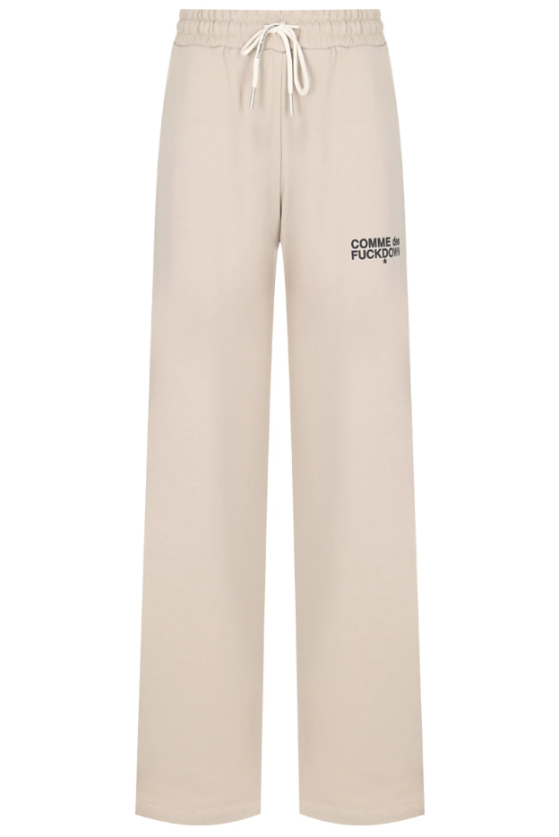 Comme Des Fuckdown Women Trousers Palazzo Beige