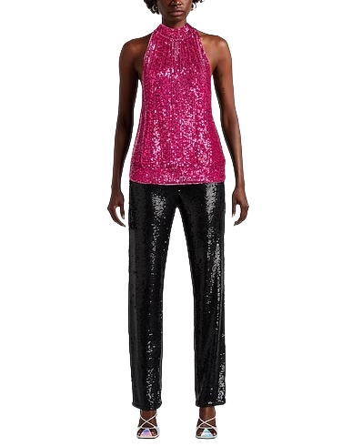 Patrizia Pepe Women Dress Sequins Fuchsia