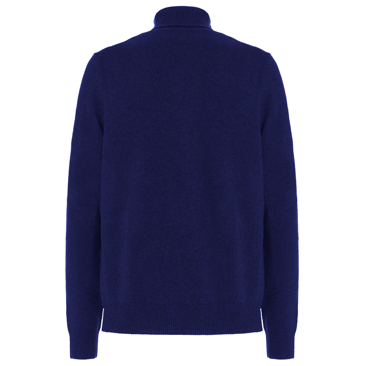 Malo Men Turtleneck Blend Cashmere Navy Blue