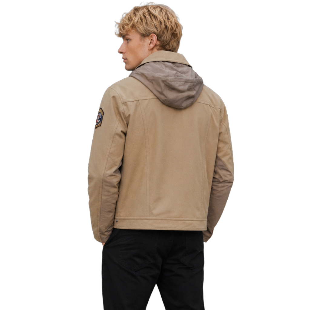 Parajumpers Men Jacket Techno Wool Beige