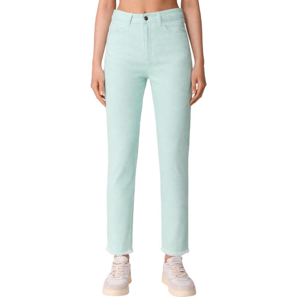 Hinnominate Women Trousers Aqua Green