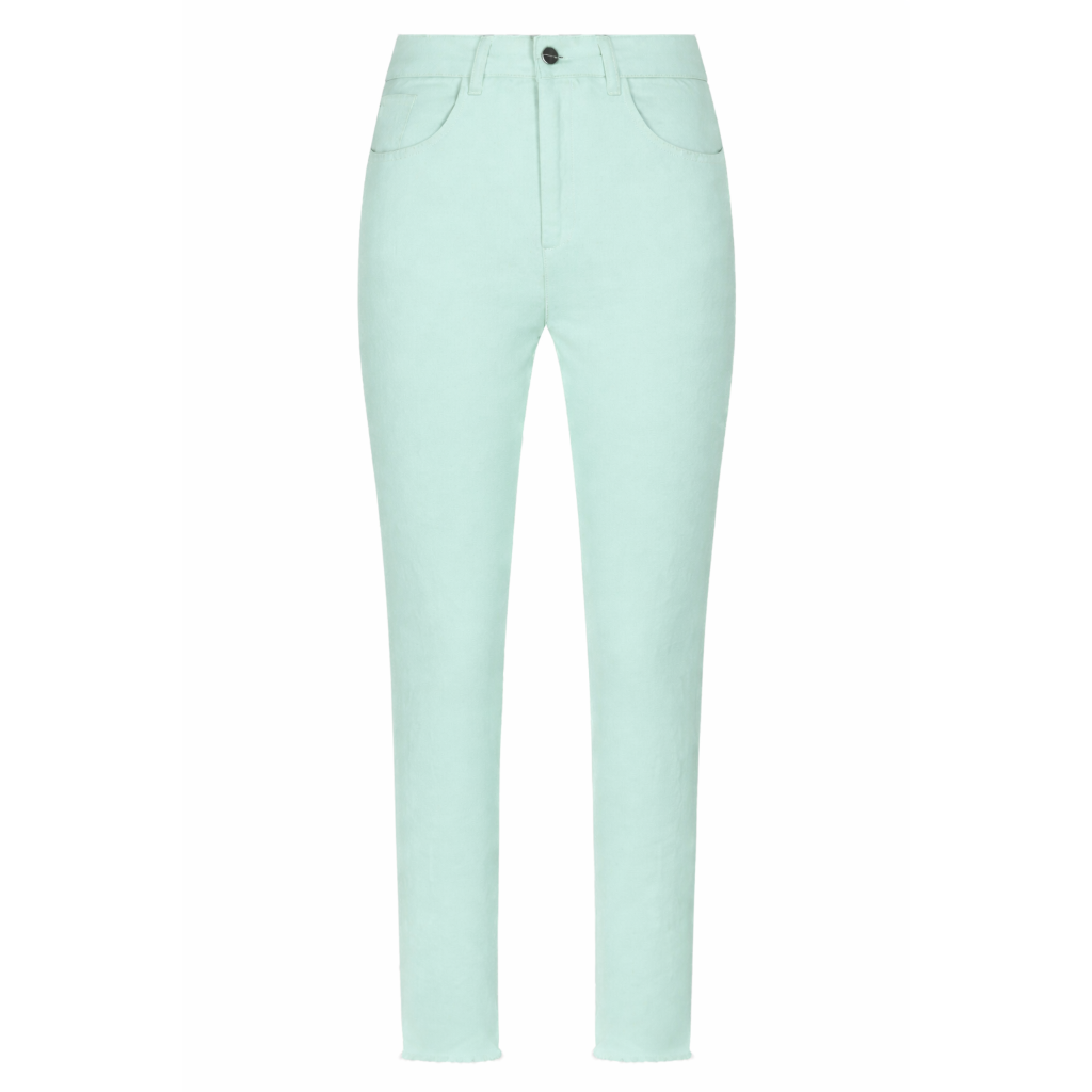 Hinnominate Women Trousers Aqua Green