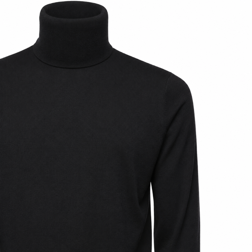 Alpha Studio Men Knit Ciclista Silk Cashmere Black