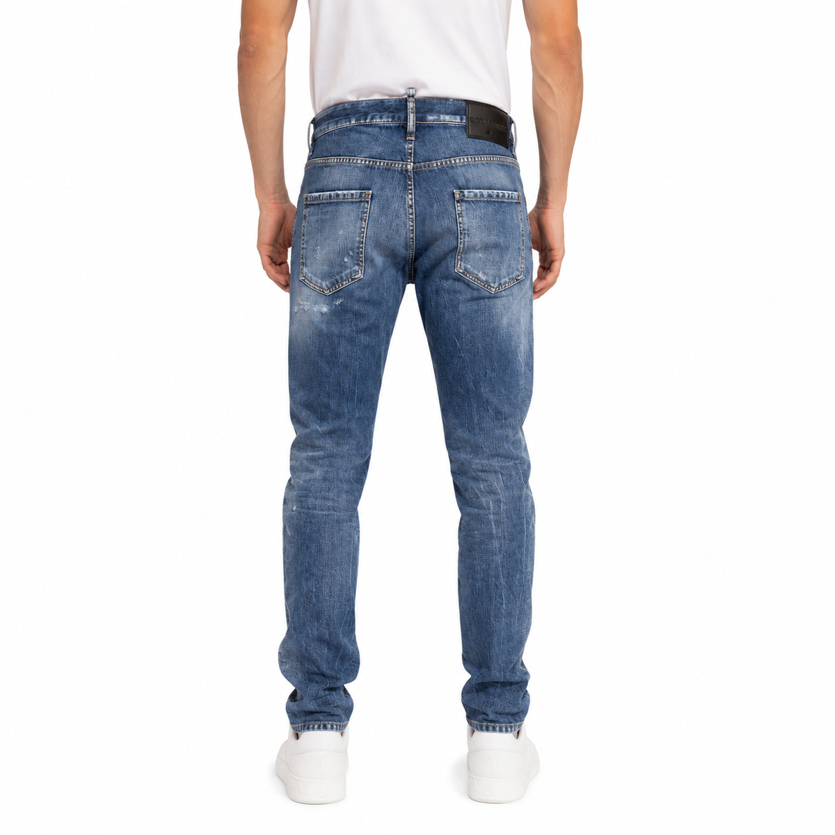 Dsquared2 Men Denim Tagli Jeans Blue