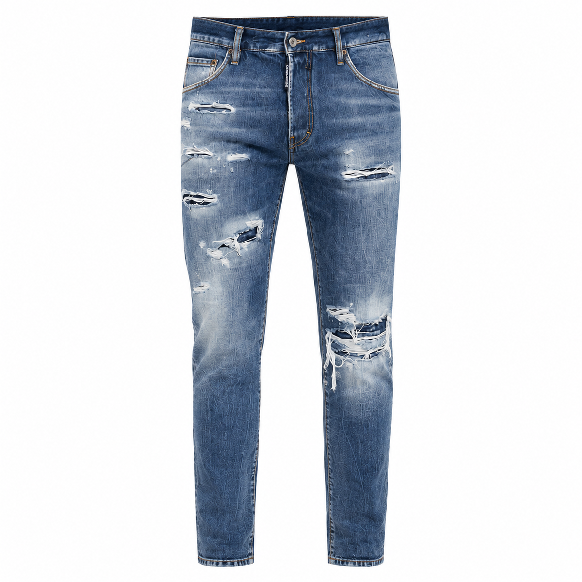Dsquared2 Men Denim Tagli Jeans Blue