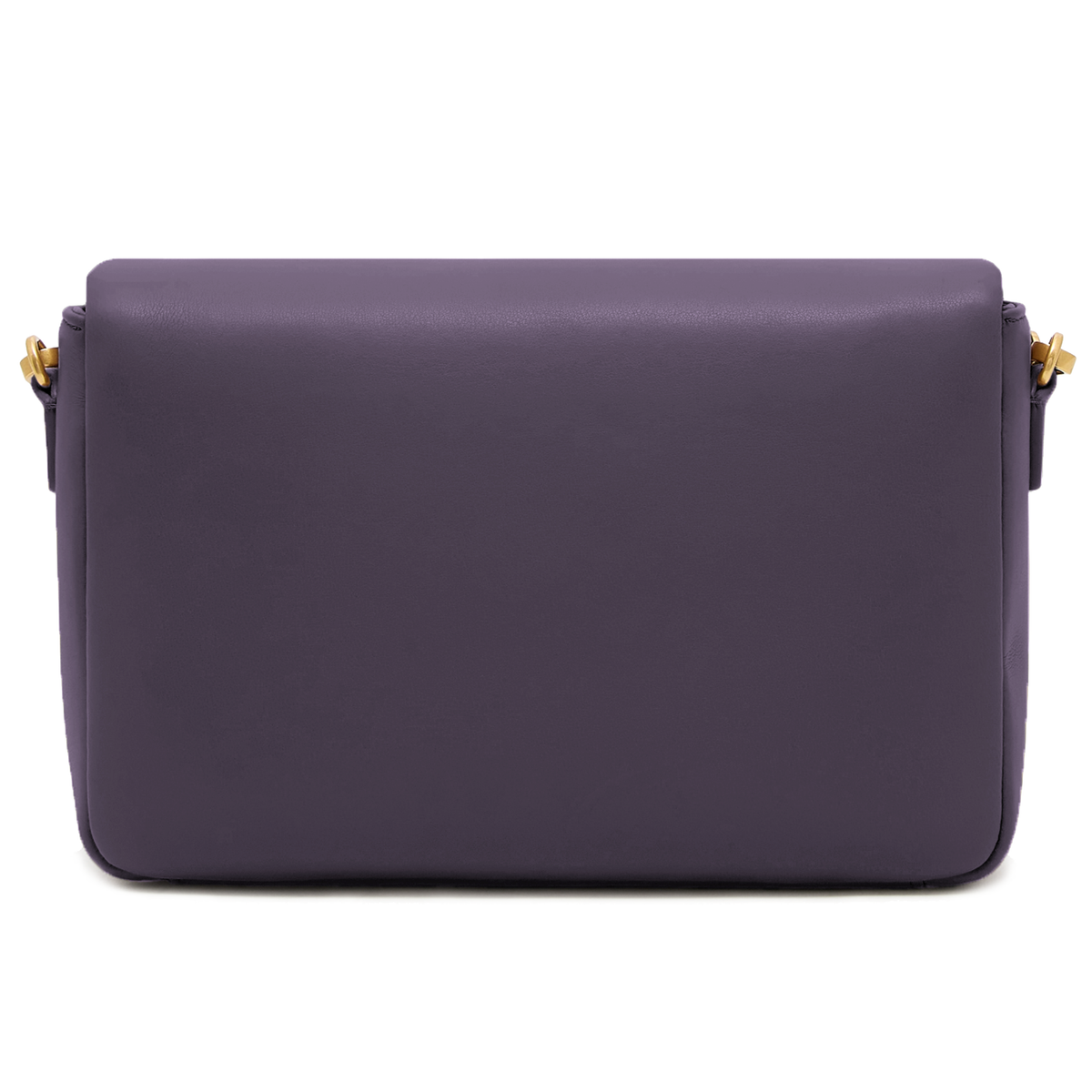 Emporio Armani Women Shoulder Bag Soft Leather Purple