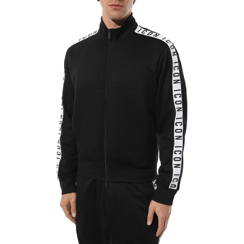 Dsquared2 Men Sweatshirt Bande Logate Black