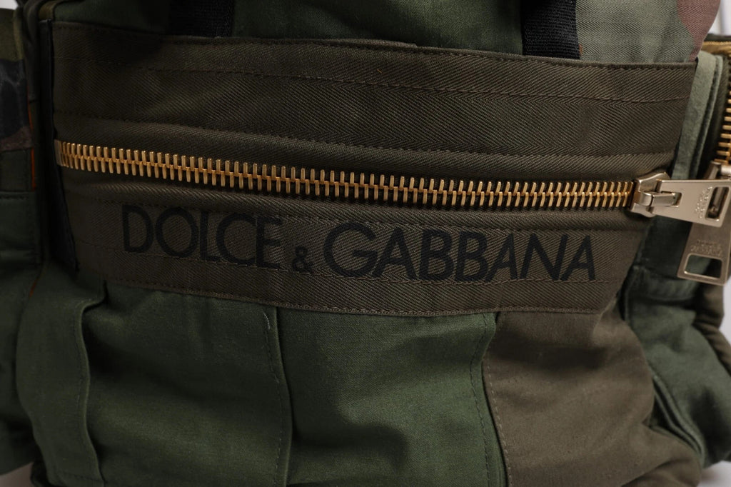 Dolce & Gabbana Men Backpack Military Camouflage