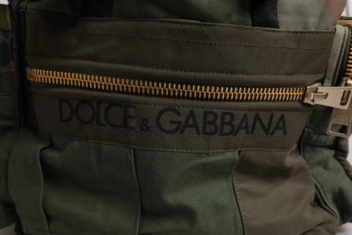 Dolce & Gabbana Men Backpack Military Camouflage