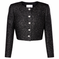 Patrizia Pepe Women Jacket Cropped Black
