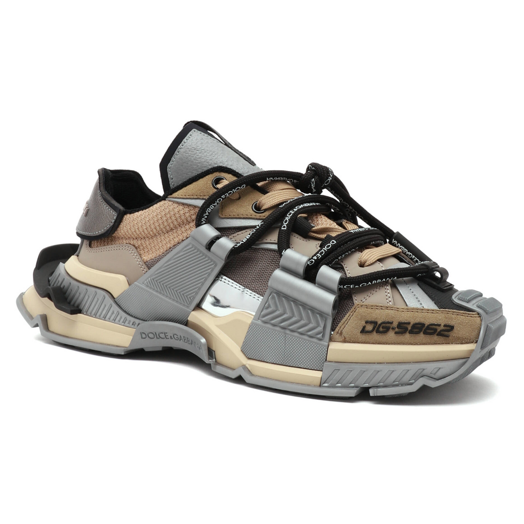 Dolce & Gabbana Women Sneaker Bassa Gommata Sneakers Grey