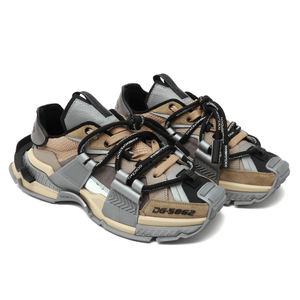 Dolce & Gabbana Women Sneaker Bassa Gommata Sneakers Grey