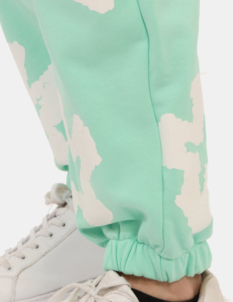 Comme Des Fuckdown Women Trousers Sweatshirt Print Green