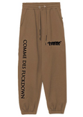 Comme Des Fuckdown Women Trousers Sweatshirt Brown