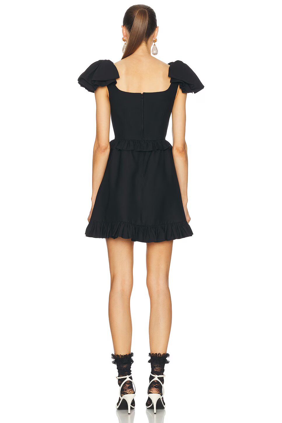 Valentino Garavani Women Dress Crepe Couture Black