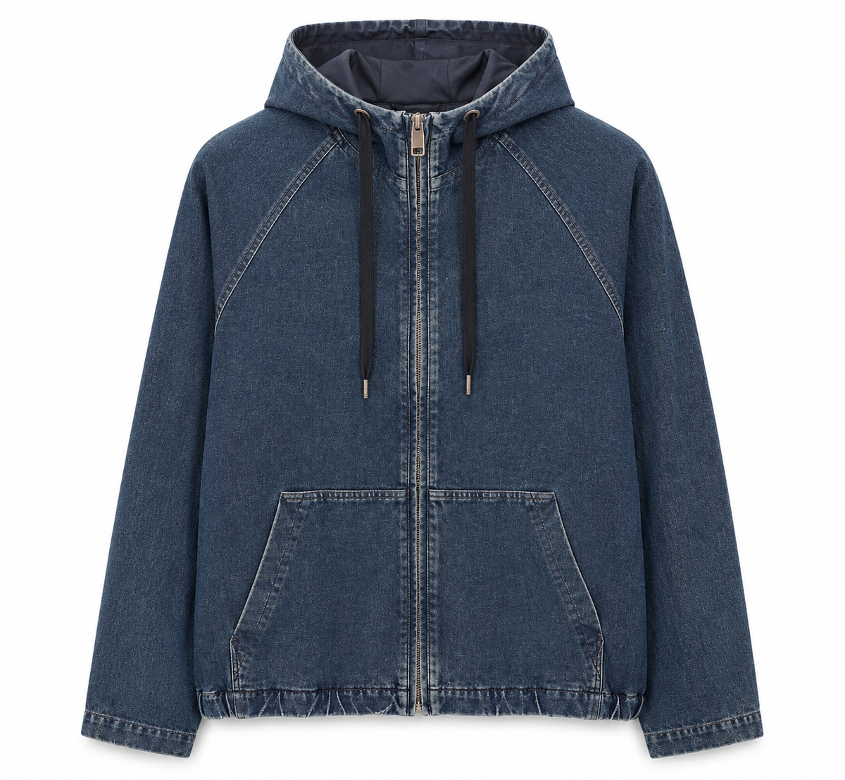 Dolce & Gabbana Men Jacket Denim Hooded Blue