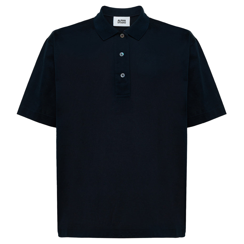 Alpha Studio Men Polo Night Blue