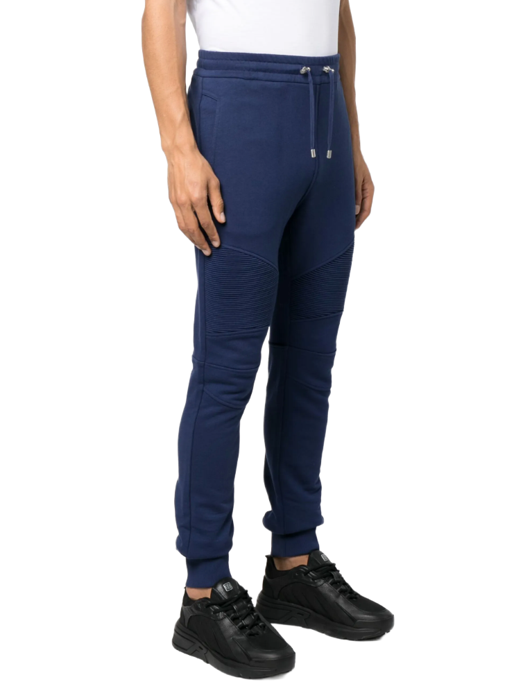 Balmain Men Trousers Jogging Blue